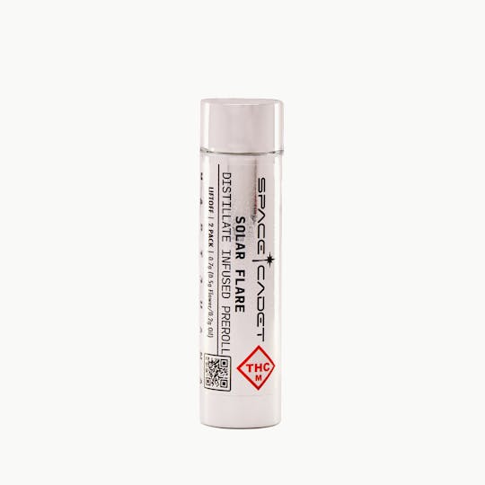 Space Cadet - Peachy Pluto .7g Distillate Infused Solar Flare Prerolls 2-Pack - 1