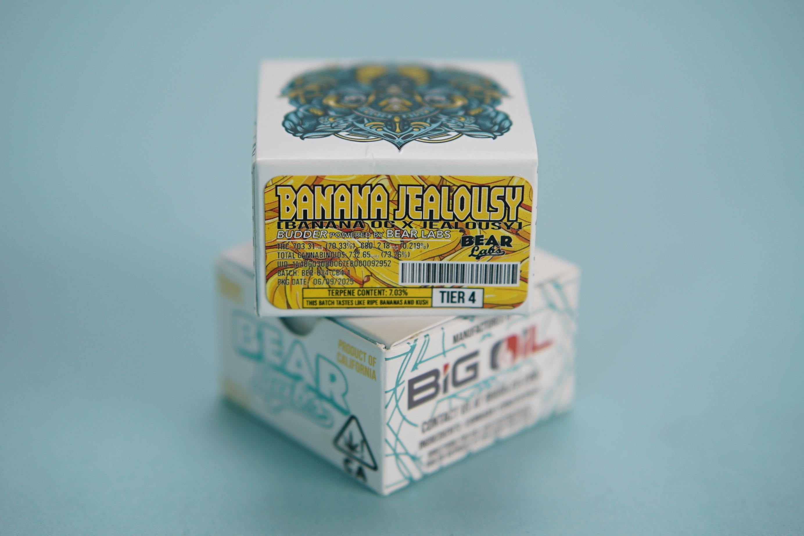 Bear Labs - BEAR Labs - Banana Jealousy - Cured Resin Budder Tier 4 - 1