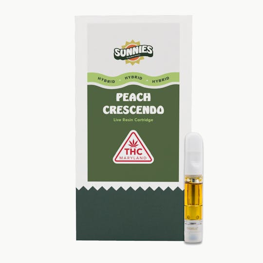 SunMed Growers - Peach Crescendo Live Resin Cartridge 0.5g - 1