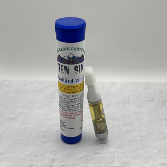 Ten Six Labs - Live Resin Cartridge | 1000mg | Modified Widow - 1