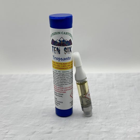 Ten Six Labs - Live Resin Cartridge | 1000mg | Tropsanto - 1