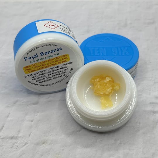 Ten Six Labs - Royal Bananas - 1g Sugar Wax - 1