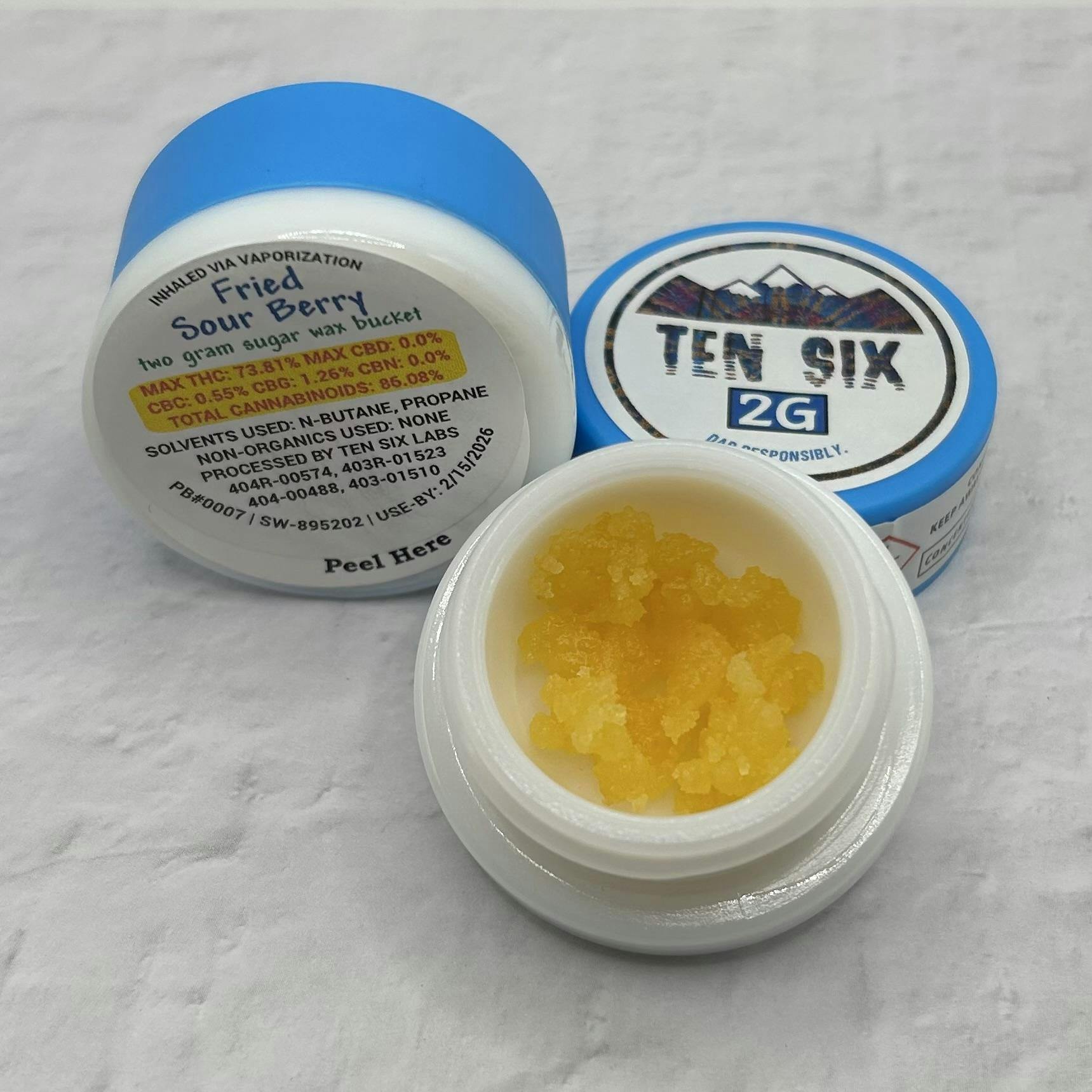 Ten Six Labs - Fried Sour Berry - 2g Sugar Wax - 1
