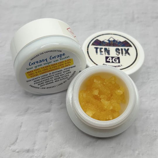Ten Six Labs - Greasy Grape - 4g Sugar Wax - 1