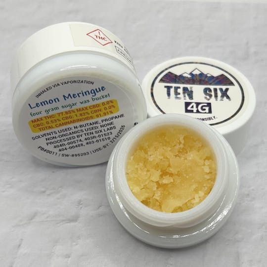 Ten Six Labs - Lemon Meringue - 4g Sugar Wax - 1