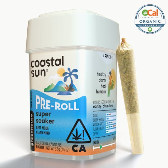 Coastal Sun - Super Soaker Greenhouse 0.35g Pre-roll 10pk 3.5g - 1
