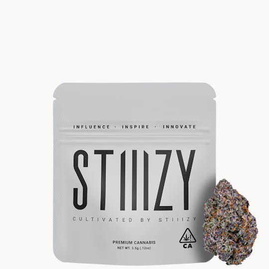 STIIIZY - - BERRY WAFFLEZ - 3.5G White Label Mylar - 1