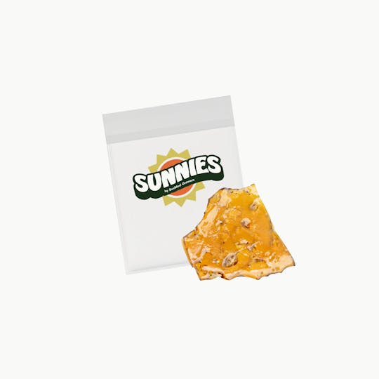 SunMed Growers - Golden Pineapple Cured Resin Shatter 1.0g - 1