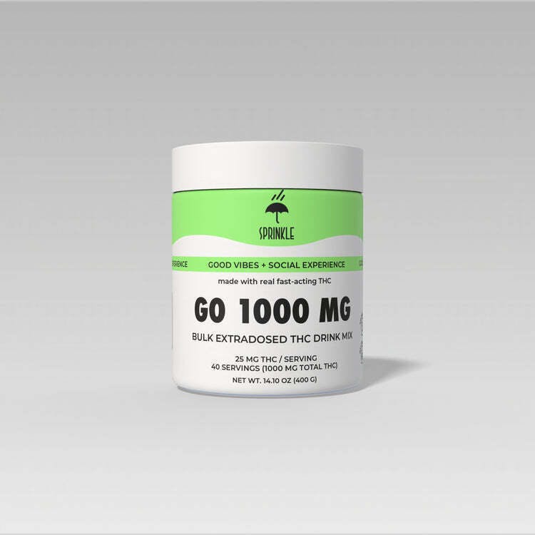 Sprinkle - GO BULK - THC Drink Mix [1000mg THC 25mg serving] - 1