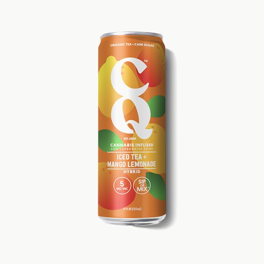 CQ Drinks - ICED TEA + MANGO LEMONADE 5mg THC (Hybrid) - 1
