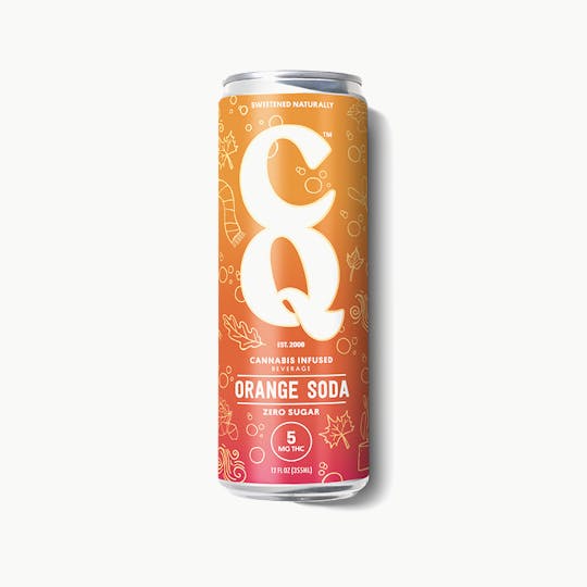 CQ Drinks - ORANGE SODA 5mg (Zero Sugar) - 1