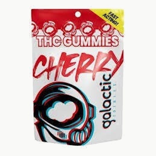 Galactic Cannabis - Cherry Fast-Acting Gummies 20pk (100mg) - 1
