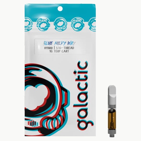 Galactic Cannabis - Blue Milky Way 1g Cart - 1