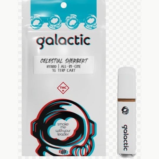 Galactic Cannabis - Celestial Sherbert 1g All-In-One - 1