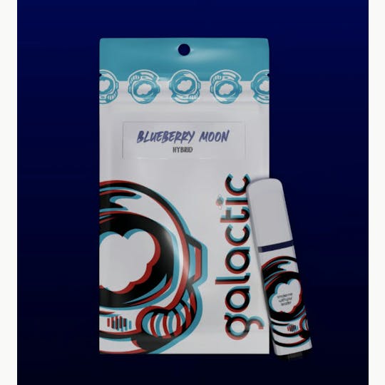 Galactic Cannabis - Blueberry Moon 1g All-In-One - 1