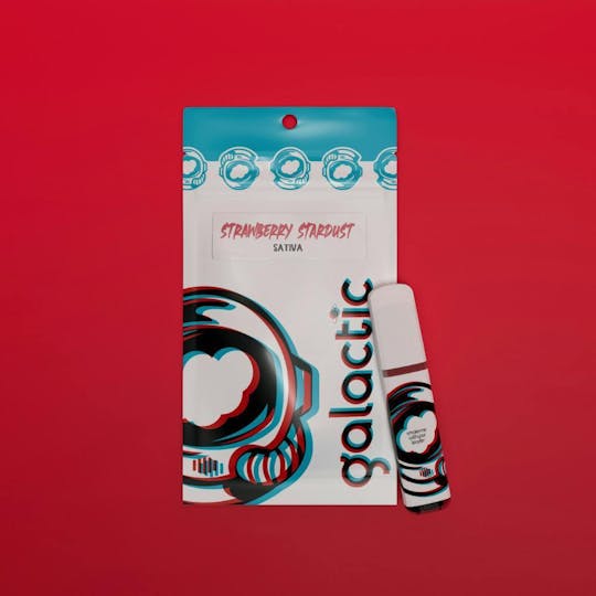 Galactic Cannabis - Strawberry Stardust 1g All-In-One - 1