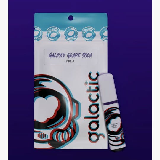 Galactic Cannabis - Galaxy Grape Soda 1g All-In-One - 1