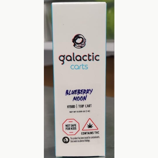 Galactic Cannabis - Blueberry Moon 1g Cart - 1