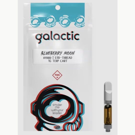 Galactic Cannabis - Blueberry Moon 1g Cart - 1