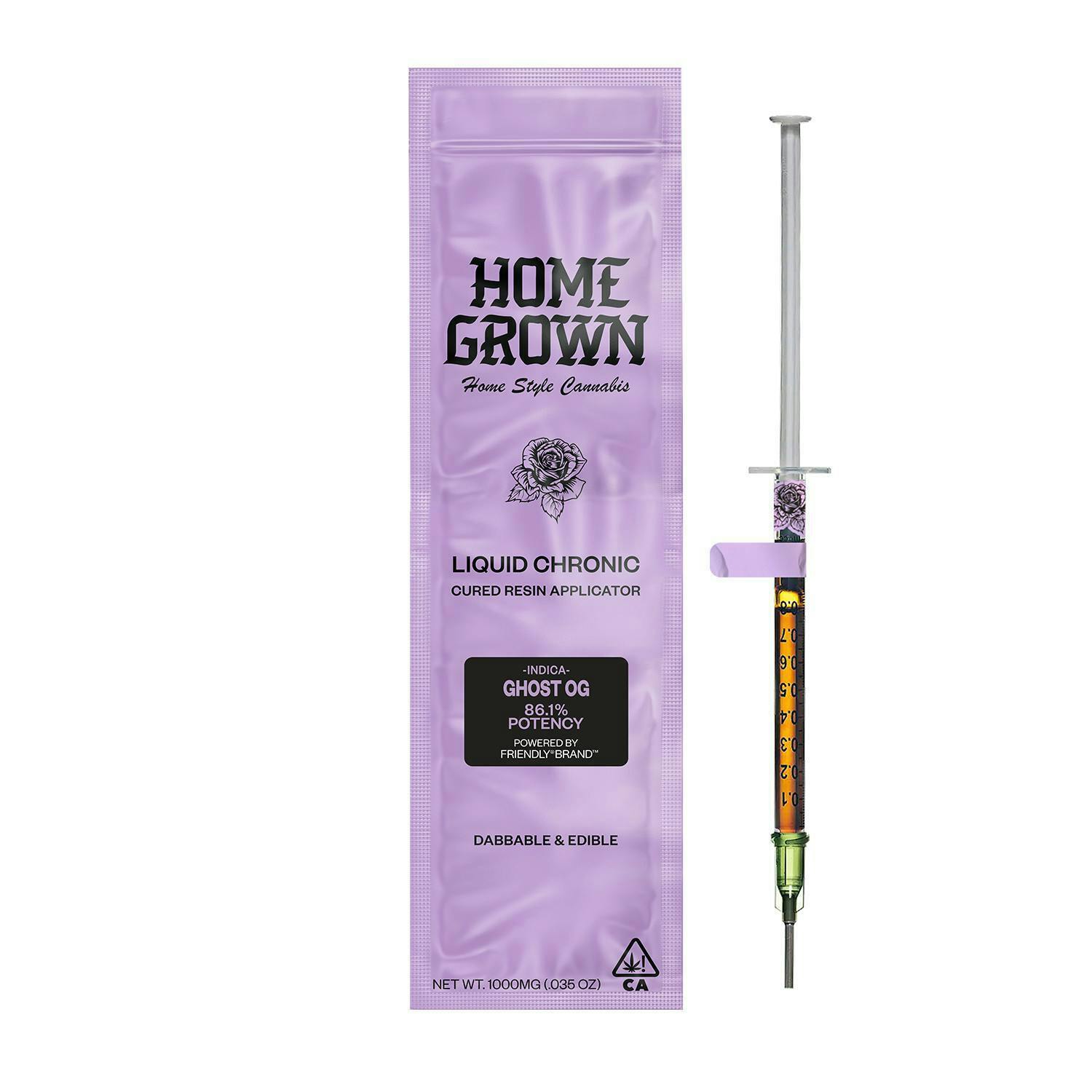 Home Grown - Home Grown | Ghost OG | Cured Resin Applicator | Concentrates | 1g - 1