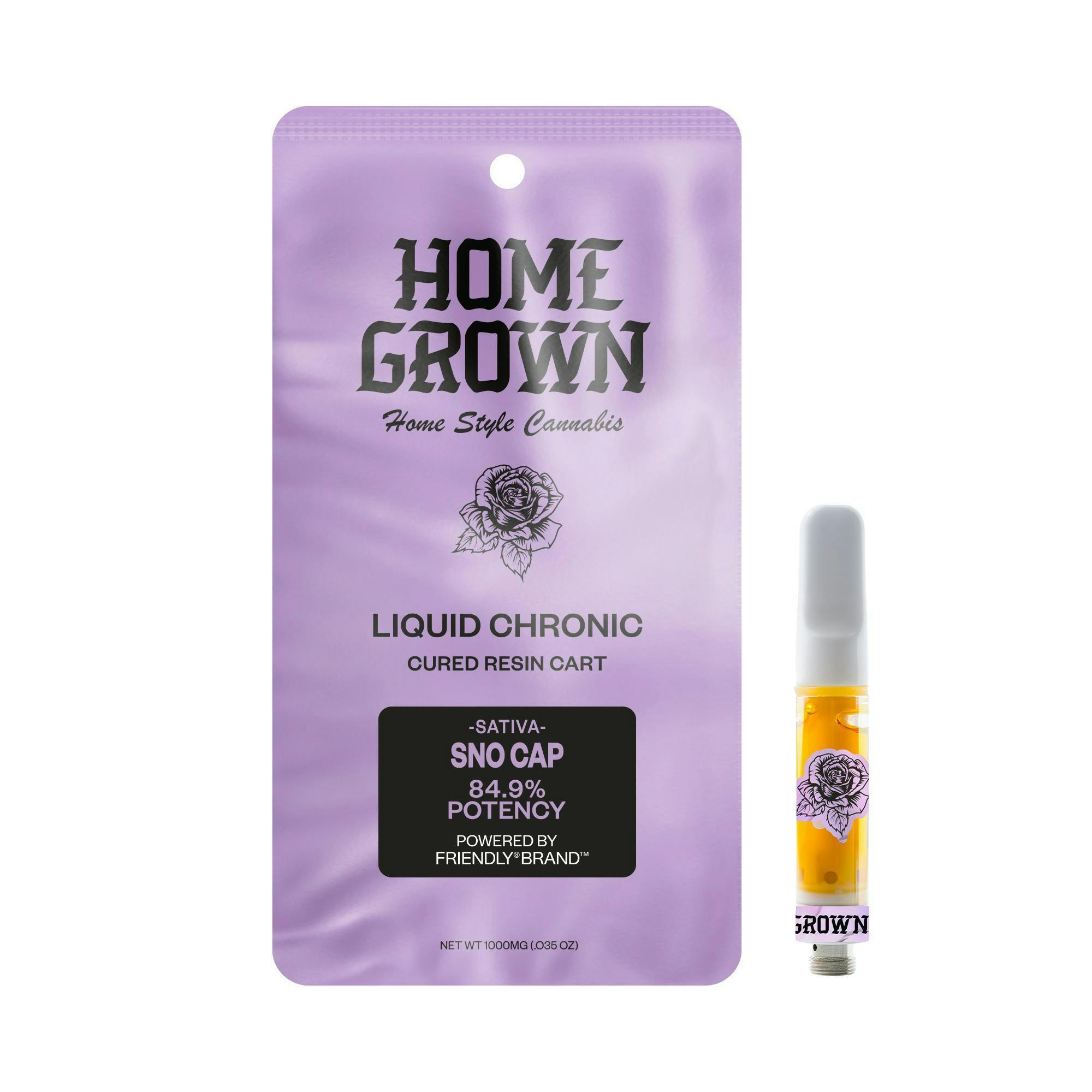 Home Grown - Home Grown | Sno Cap | Cured Resin Cartridge | 1g - 1