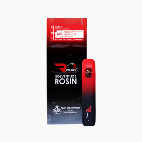 Rokin Cannabis - Rokin - Redline Rosin - Runtz - AIO 1.0g - 1