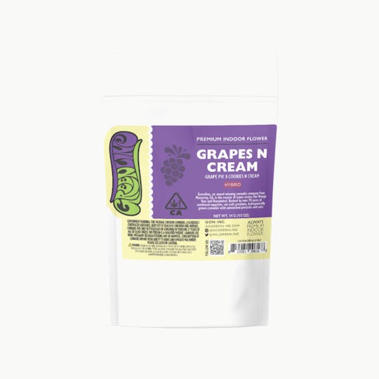 Greenline - Grapes N Cream - 1/2 oz - Indoor - Hybrid - 14g - 1