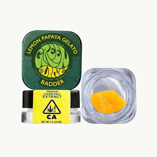 Greenline - Lemon Papaya Gelato - Badder - Extract - Hybrid - 1g - 1