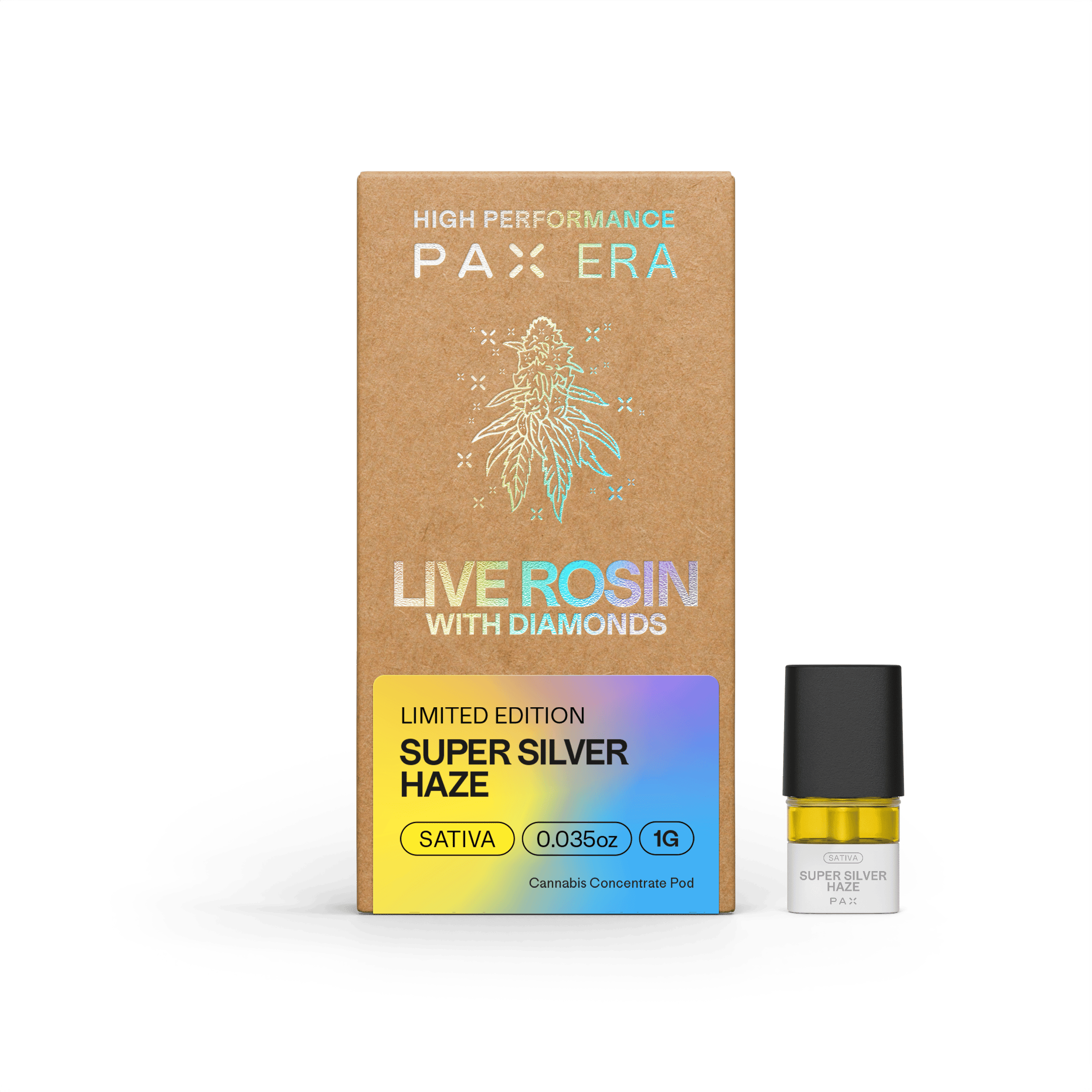 PAX - PAX | Super Silver Haze | Live Rosin Diamond Pod | 1g - 1