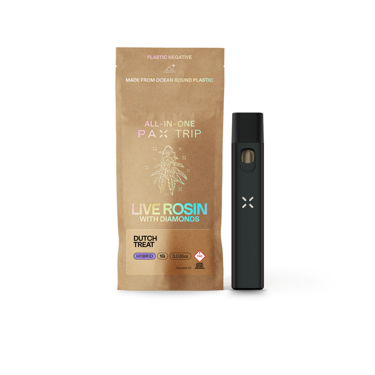 PAX - PAX | Dutch Treat | Live Rosin Diamond Disposable | 1g - 1