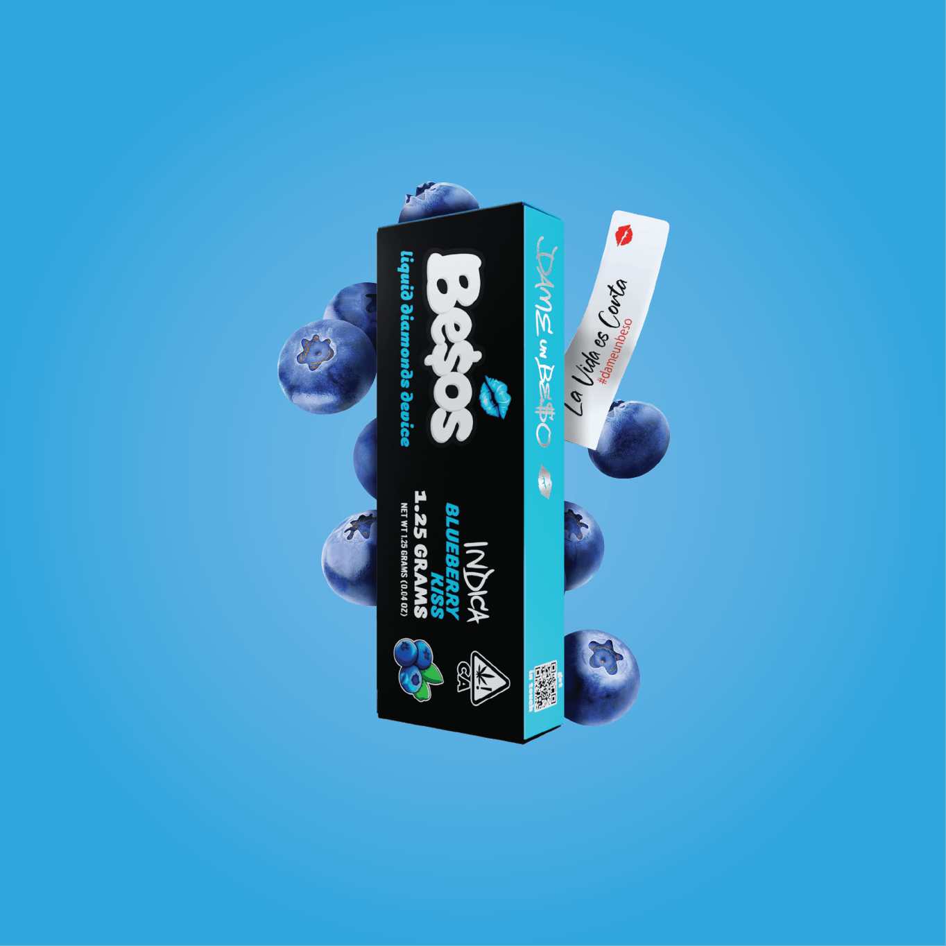 Besos - Besos | Blueberry Kiss | Live Diamonds Disposable | 1.25g - 1