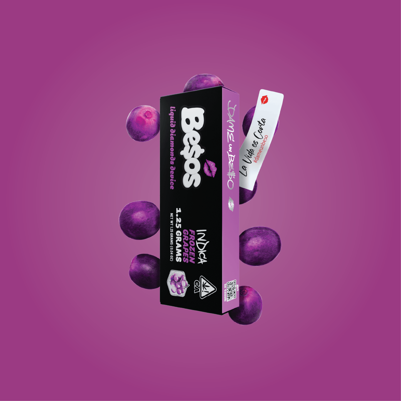 Besos - Besos | Frozen Grapes | Live Diamonds Disposable | 1.25g - 1