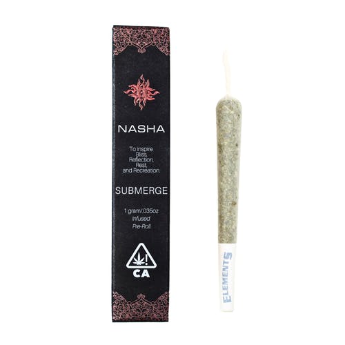 NASHA - Submerge 1 gram Hash Infused Preroll - Mule Fuel x GovernMint Oasis - 1