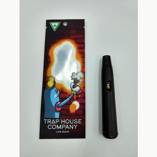Trap House Company - Trap House Company | 1g Live Resin Disposable | Sherb Cream Pie - 1