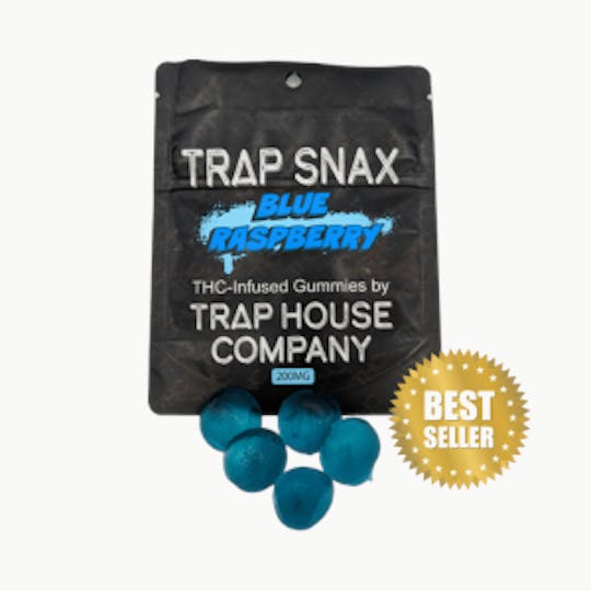 Trap House Company - Trap House Company | TRAP SNAX 200mg | Blue Raspberry - 1