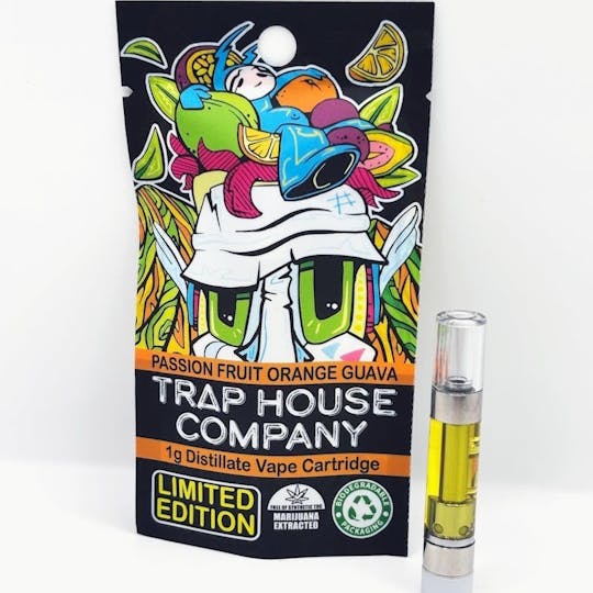 Trap House Company - Trap House Company | 1g Cart | Passion Fruit Orange Guava - 1