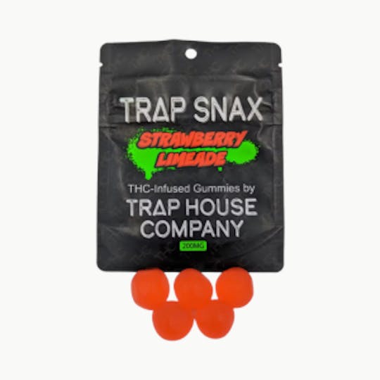 Trap House Company - Trap House Company | TRAP SNAX 200mg | Strawberry Limeade - 1