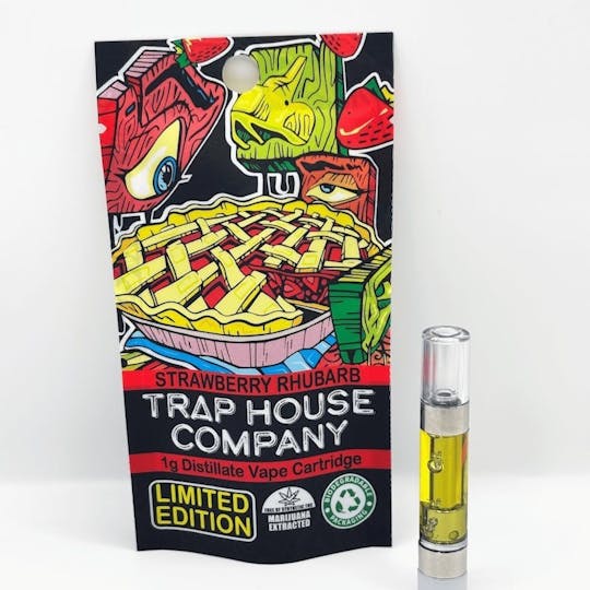 Trap House Company - Trap House Company | 1g Cart | Strawberry Rhubarb - 1