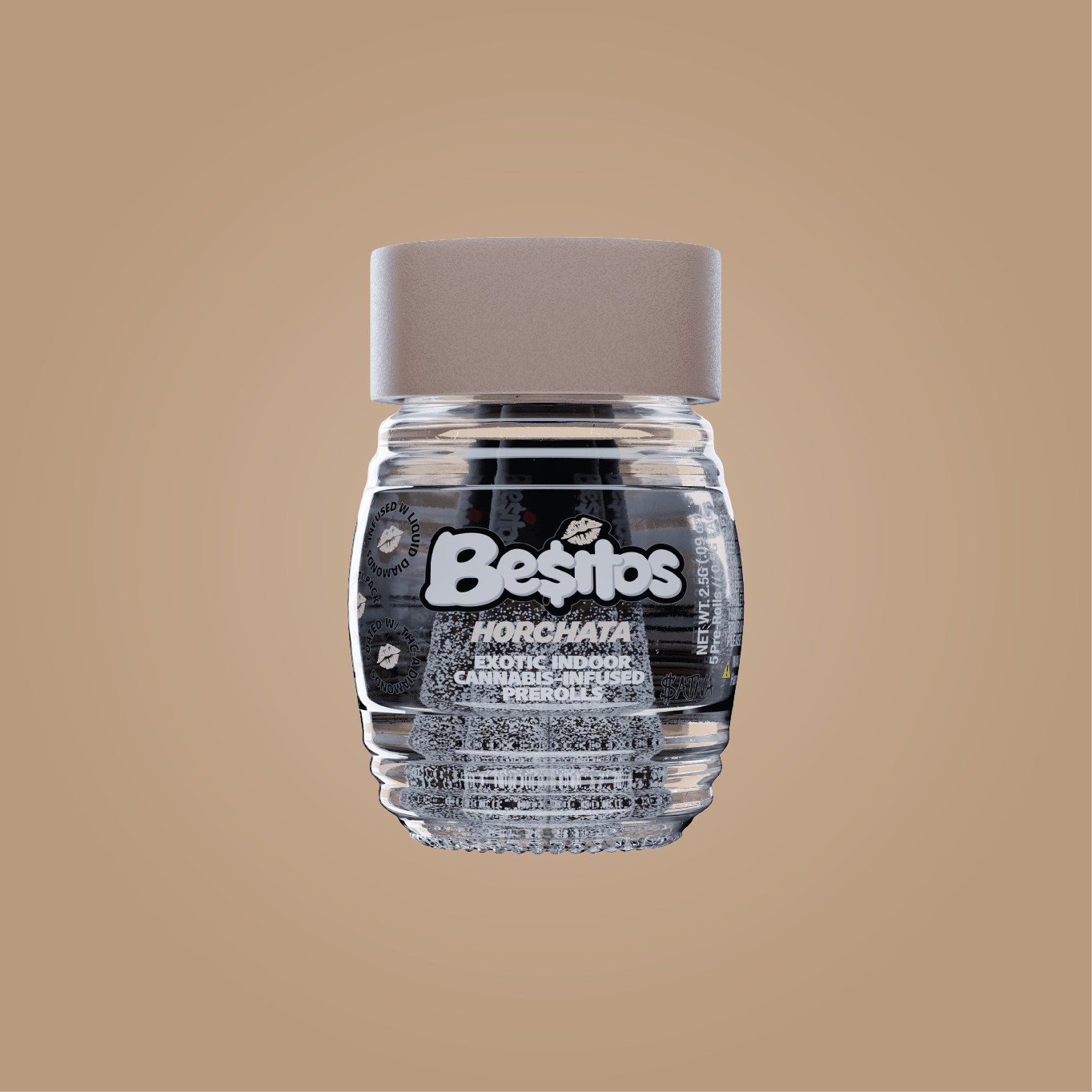 Besos - Besitos | Horchata | Infused Minis | 2.5g | 5pk - 1