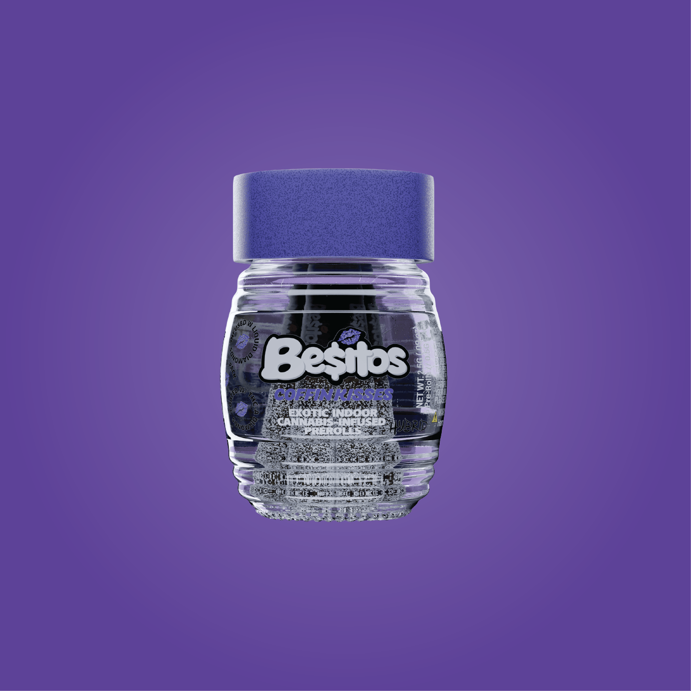 Besos - Besitos | Coffin Kisses | Infused Minis | 2.5g | 5pk - 1