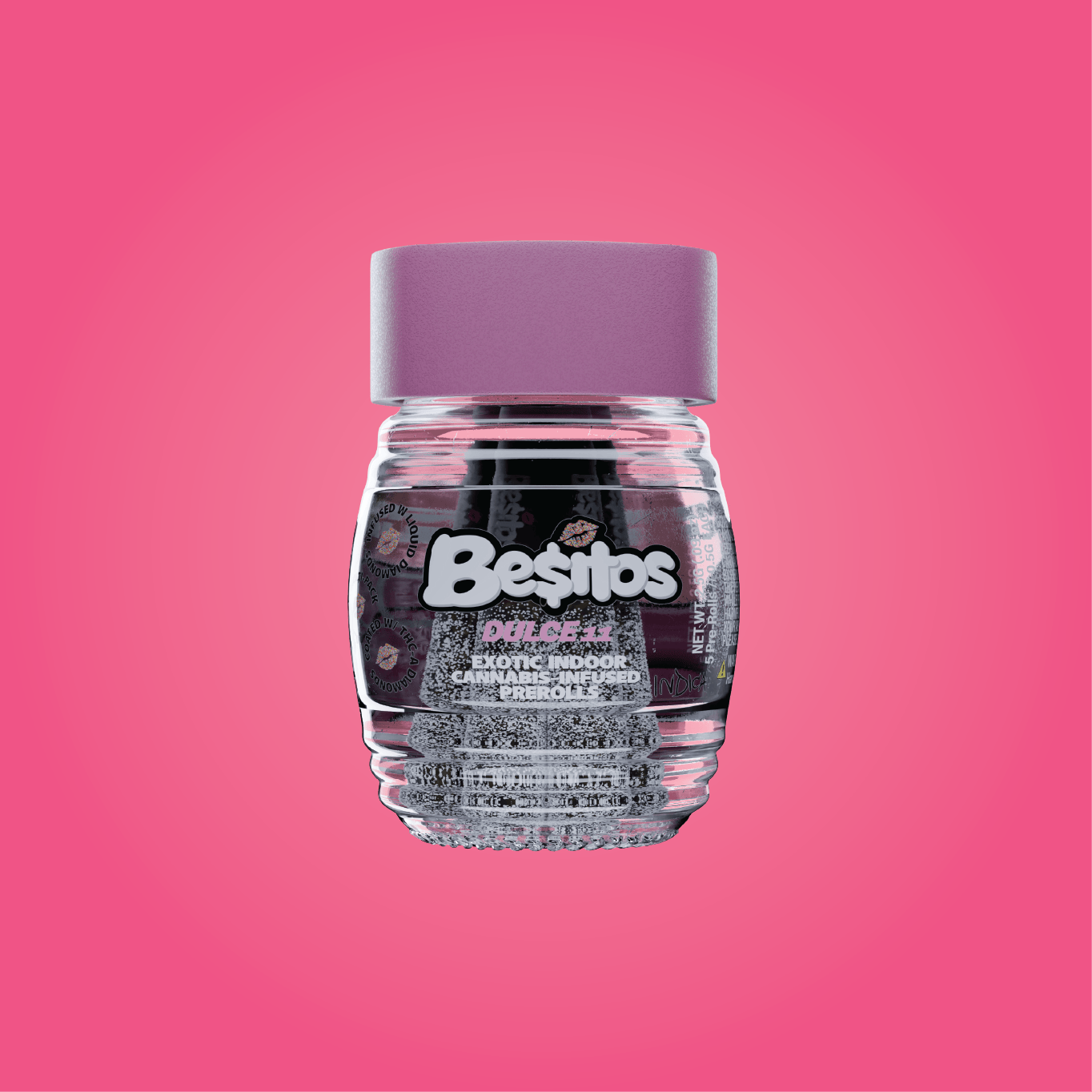 Besos - Besitos | Dulce 11 | Infused Minis | 2.5g | 5pk - 1