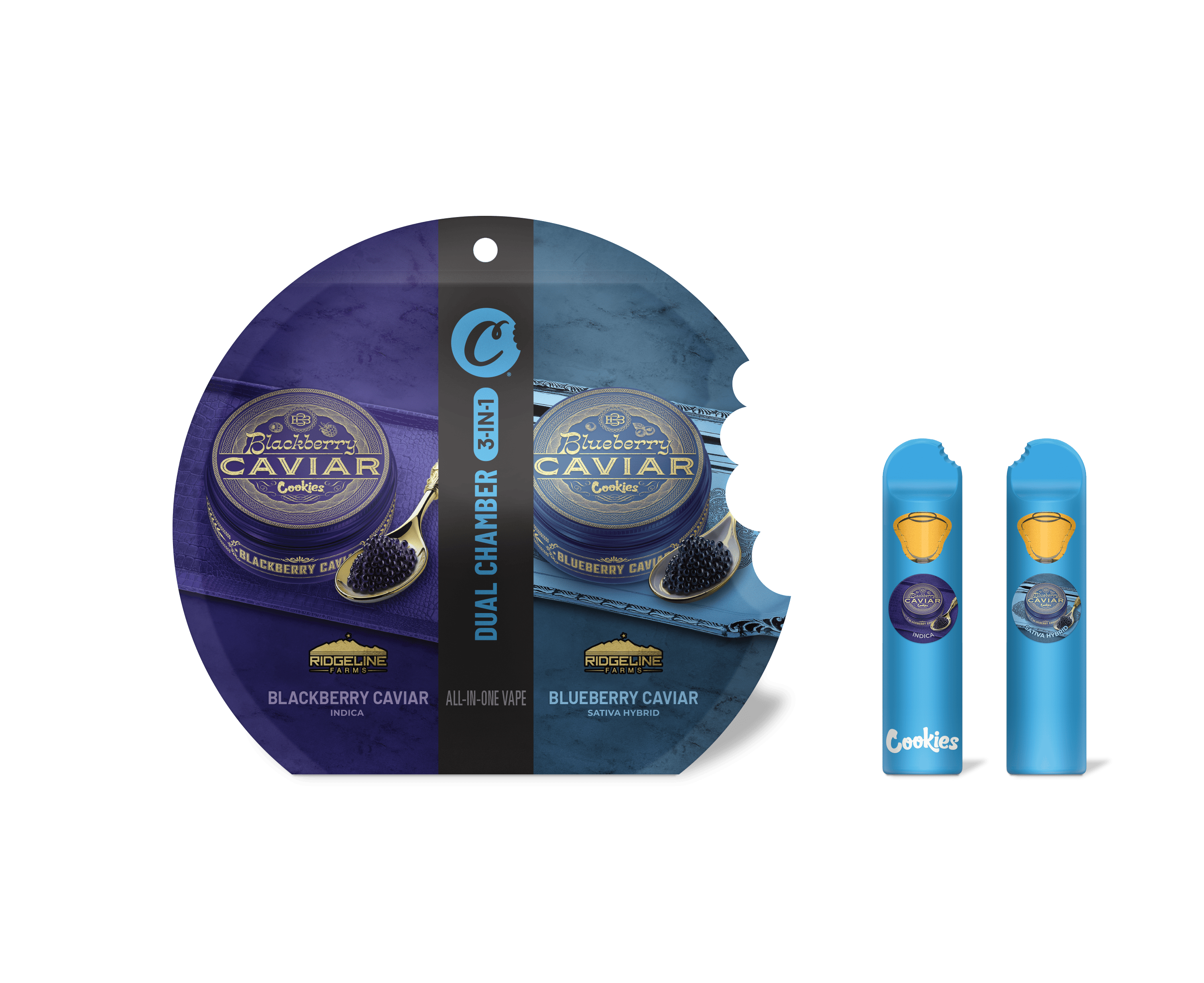Cookies - Cookies | Blueberry Caviar x Blackberry Caviar | Disposable | 1g - 1
