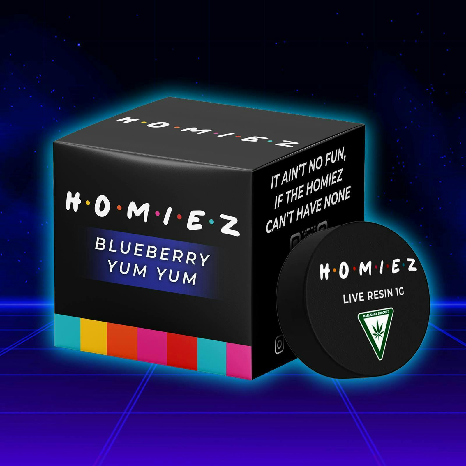 HOMIEZ - HOMIEZ | Live Resin 1g | Blueberry Yum Yum - 1