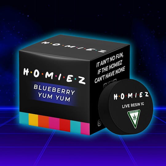 HOMIEZ - HOMIEZ | Live Resin 1g | Blueberry Yum Yum - 1