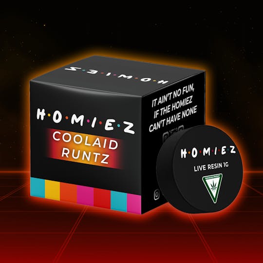 HOMIEZ - HOMIEZ | Live Resin 1g | Cool Aid Runtz - 1