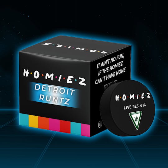 HOMIEZ - HOMIEZ | Live Resin 1g | Detroit Runtz - 1