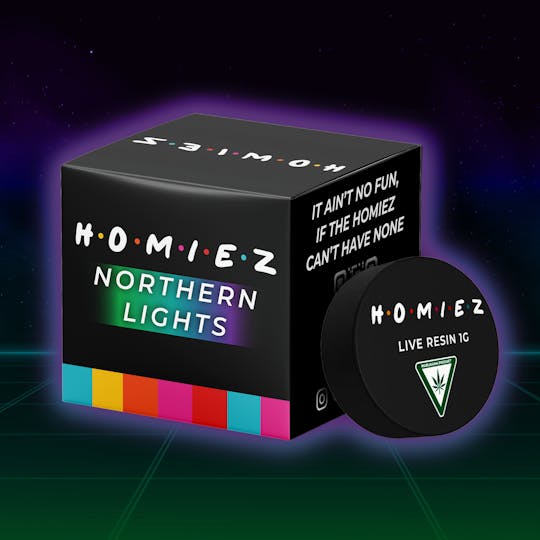 HOMIEZ - HOMIEZ | Live Resin 1g | Northern Lights - 1