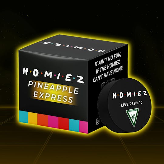 HOMIEZ - HOMIEZ | Live Resin 1g | Pineapple Express - 1