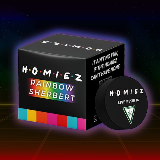 HOMIEZ - HOMIEZ | Live Resin 1g | Rainbow Sherbert - 1