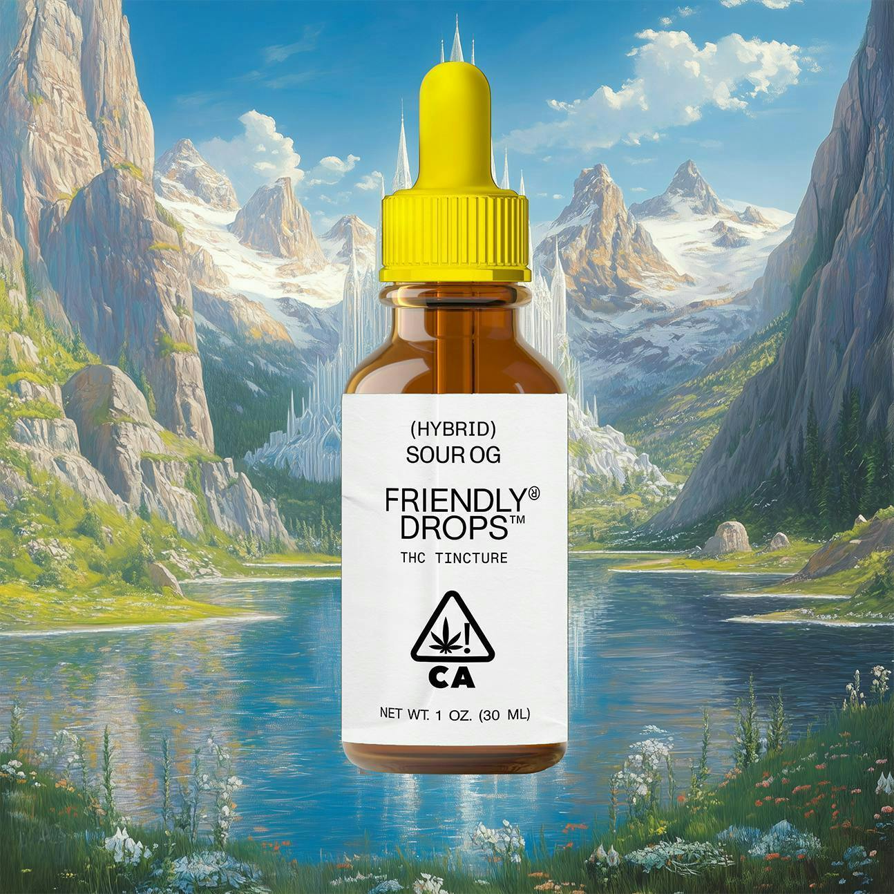 Friendly Brand - Friendly Brand | Friendly Drops | Sour OG | Tinctures | 1000mg | 30ml - 1